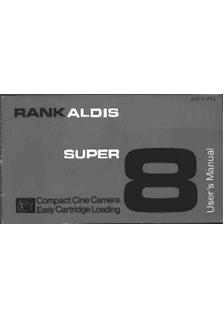 Rank Aldis Super 8 manual. Camera Instructions.